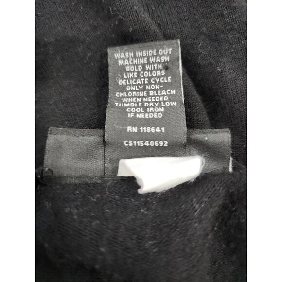 Lane Bryant Women's Sweater Size 22/24 3X Black V-Neck Long Sleeve  Top - Picture 8 of 8